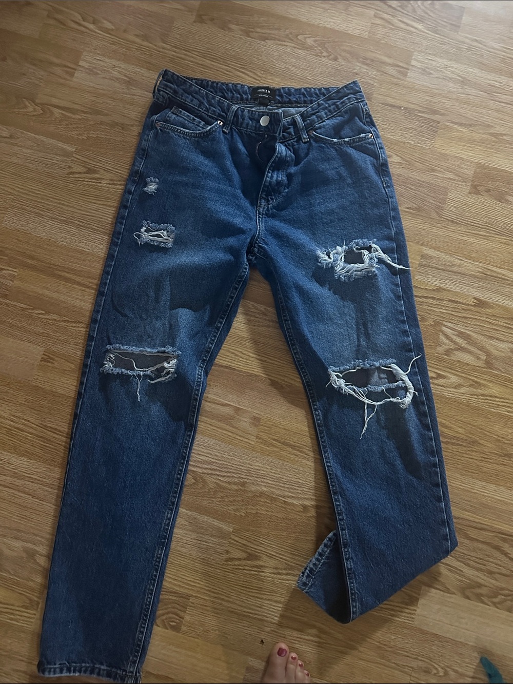 Forever 21 straight women’s jeans, size 14